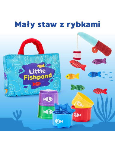 WOOPIE Little Fisherman's Set Learning Counting 22 Pieces