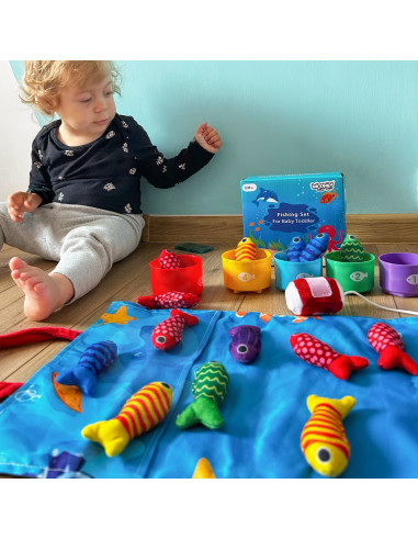 WOOPIE Little Fisherman's Set Learning Counting 22 Pieces