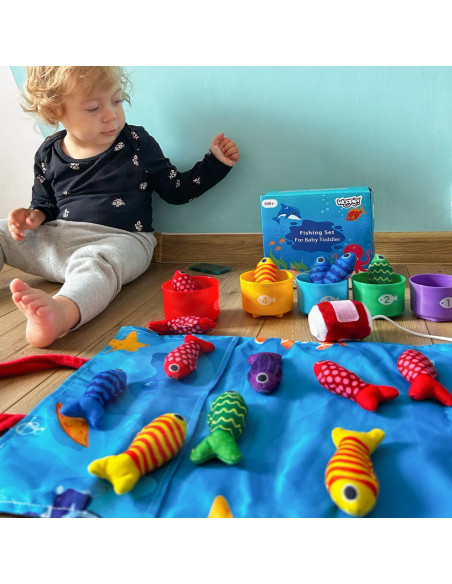 WOOPIE Little Fisherman's Set Learning Counting 22 Pieces