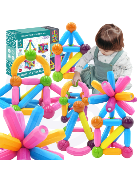 WOOPIE Magnetic Building Blocks Educational Large Thick 28 pcs.