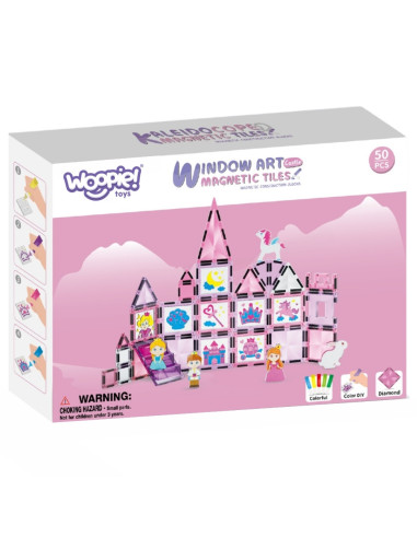 WOOPIE Magnetic Blocks Princess Castle Set 50 pcs.
