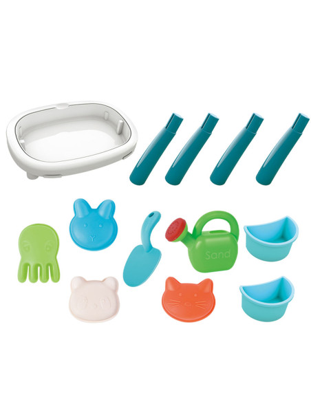WOOPIE Water Table 2 in 1 Sandbox 7 pcs.