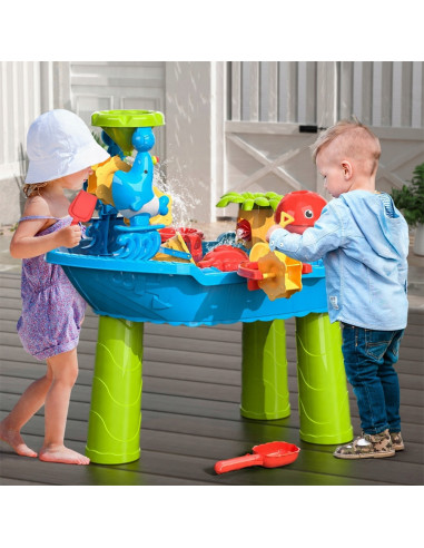 WOOPIE Pirate Ship Water Table with Chair 17 acc.