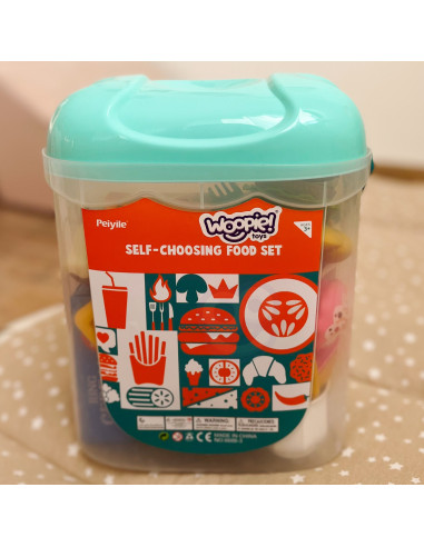 WOOPIE Little Confectioner's Set Sweets and Desserts in a Bucket 40 pcs.