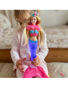 WOOPIE Gina Magic Rainbow Mermaid Doll with Accessories 2