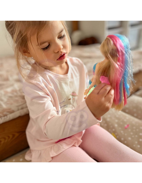 WOOPIE Gina Magic Rainbow Mermaid Doll with Accessories