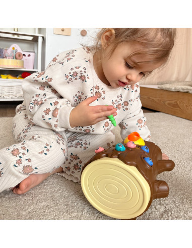 WOOPIE Magnetic Arcade Game Catch the Bug 2 Woodpeckers + 10 Bugs