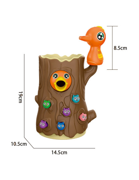 WOOPIE Magnetic Arcade Game Catch the Bug 2 Woodpeckers + 10 Bugs