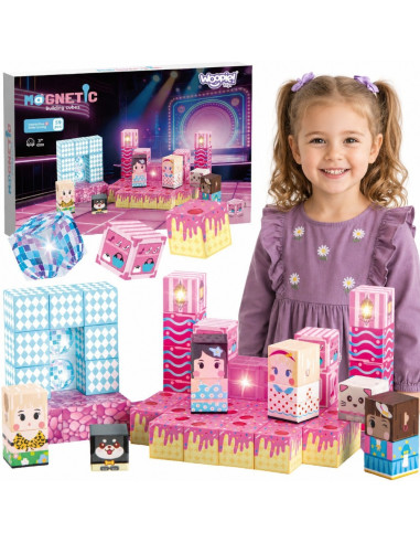 WOOPIE Magnetic Building Blocks Scene 59 pcs.