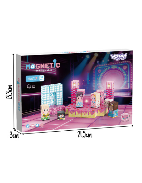 WOOPIE Magnetic Building Blocks Scene 59 pcs.