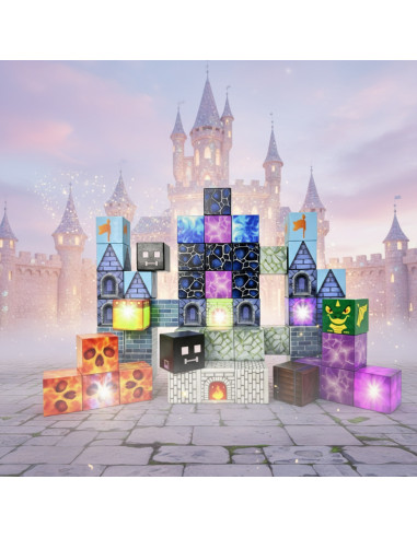 WOOPIE Magnetic Building Blocks Pixel Castle 64 pcs.