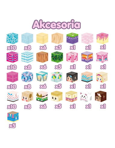 WOOPIE Magnetic Blocks Cubes Magnets 86pcs 3D Educational Puzzle Montessori Set for Children 3+