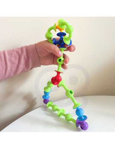 WOOPIE Suction Cup Building Blocks - Crazy Animals