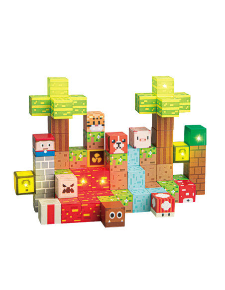 WOOPIE Magnetic Building Blocks Forest 75 pcs.