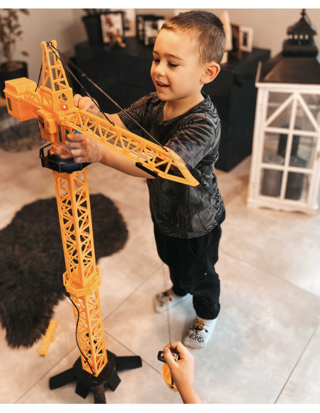 WOOPIE Remote Controlled Crane 103cm R/C Truck Excavator + 4 Accs.