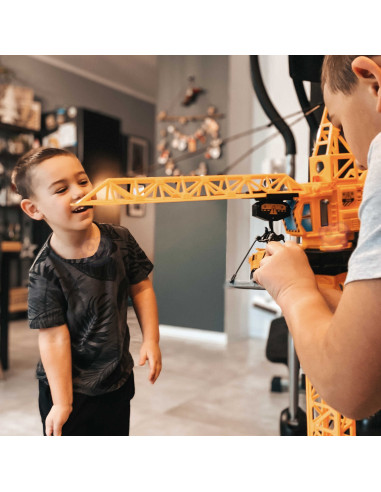 WOOPIE Remote Controlled Crane 103cm R/C Truck Excavator + 4 Accs.