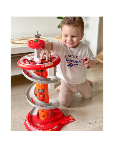 WOOPIE Spiral Track Car Garage 3 pcs.