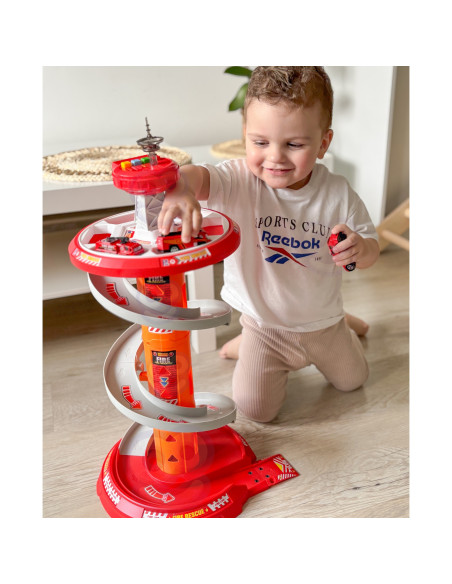 WOOPIE Spiral Track Car Garage 3 pcs.