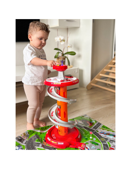 WOOPIE Spiral Track Car Garage 3 pcs.