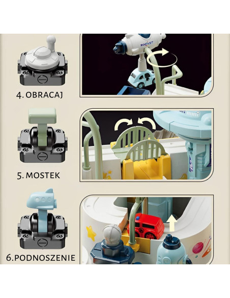 WOOPIE Interactive Car Track "Space Adventure"