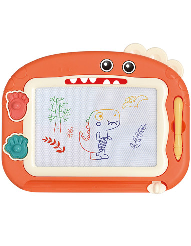 WOOPIE Magnetic Color Marker Board + 2 Dinosaur Stamps