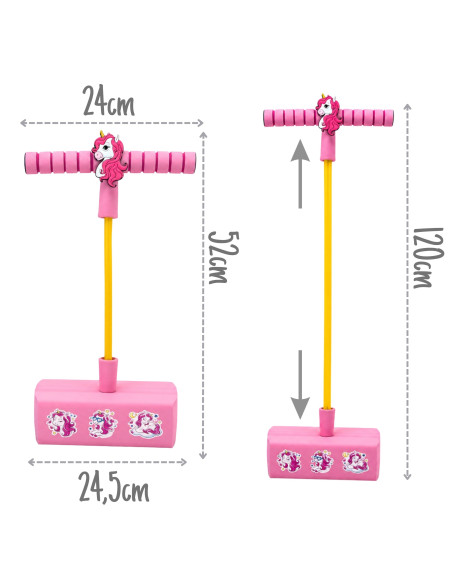WOOPIE Foam Pogo Jumper for Kids for Jumping, Squeaking, Balance Training