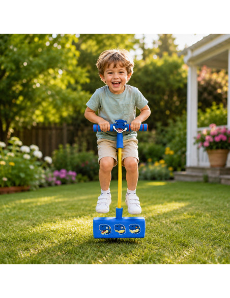 WOOPIE Foam Pogo Jumper for Kids Blue Dinosaur