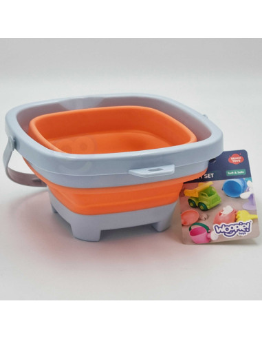 WOOPIE Folding Square Bucket Orange