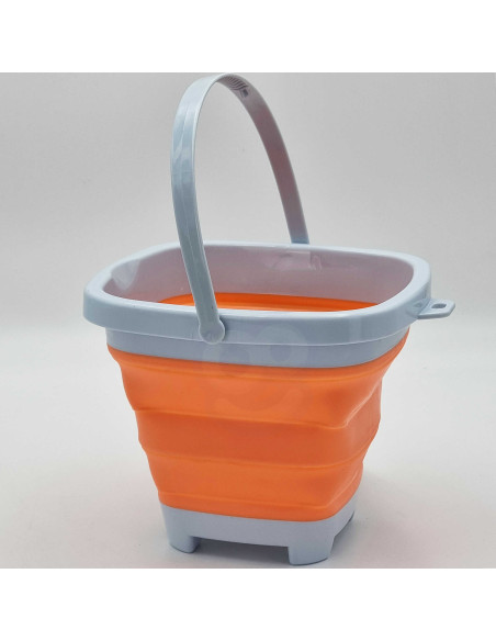 WOOPIE Folding Square Bucket Orange
