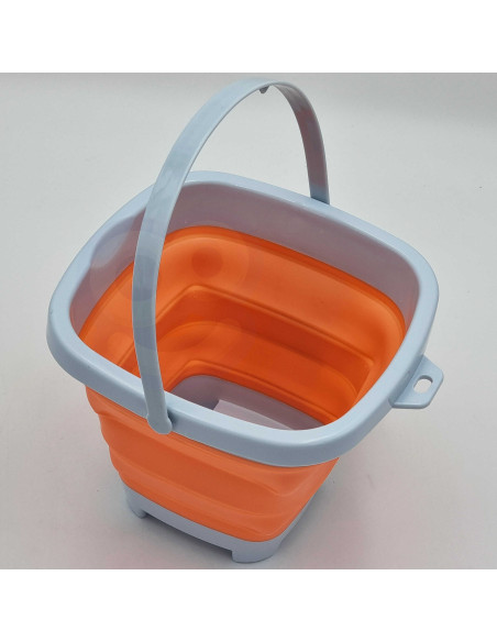 WOOPIE Folding Square Bucket Orange