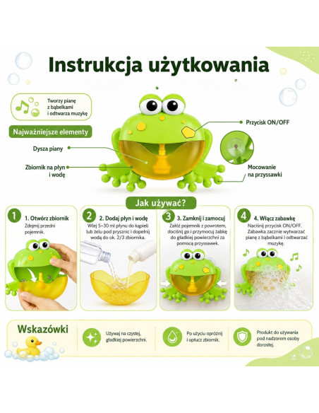 WOOPIE BABY vonios burbulų žaislas su melodija
