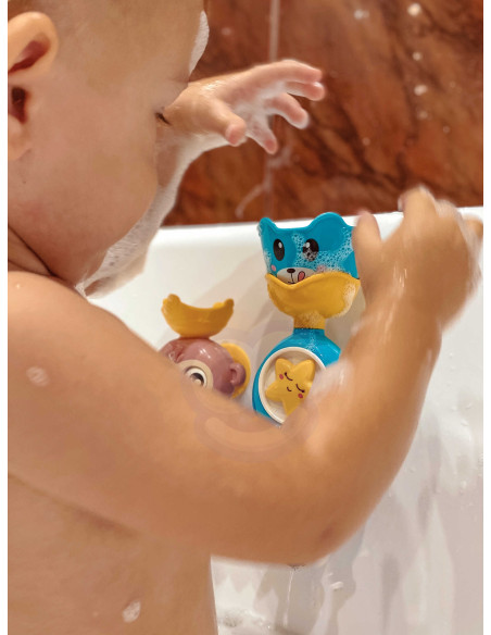 WOOPIE BABY Beždžionėlės vonios žaislas + puodelis