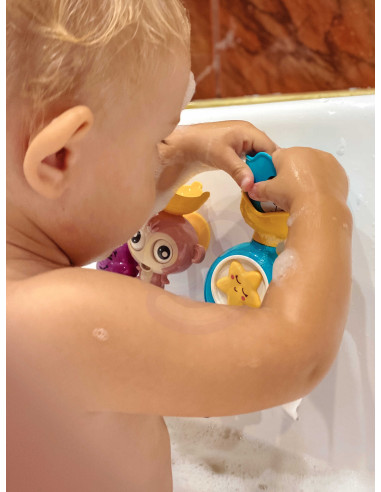 WOOPIE BABY Beždžionėlės vonios žaislas + puodelis