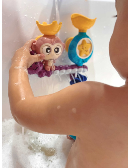 WOOPIE BABY Beždžionėlės vonios žaislas + puodelis