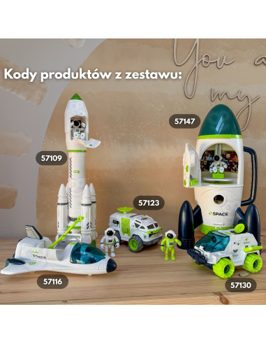 WOOPIE erdvėlaivio ir marsaeigio rinkinys
