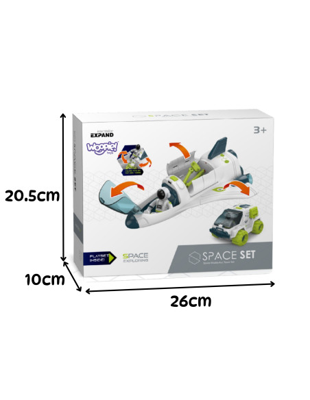 WOOPIE Space Shuttle and Rover Space Set