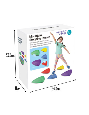 WOOPIE Sensory Stones Balance Training Anti-slip 6 pcs.