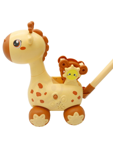 WOOPIE Giraffe Pusher 2-in-1 Bubble Machine for Kids