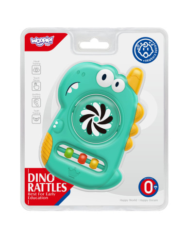 WOOPIE BABY Sensory Toy Teether Mirror Dino