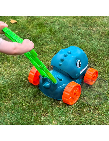 WOOPIE Dino burbulinė vejapjovė su dinozauru ir skysčiu