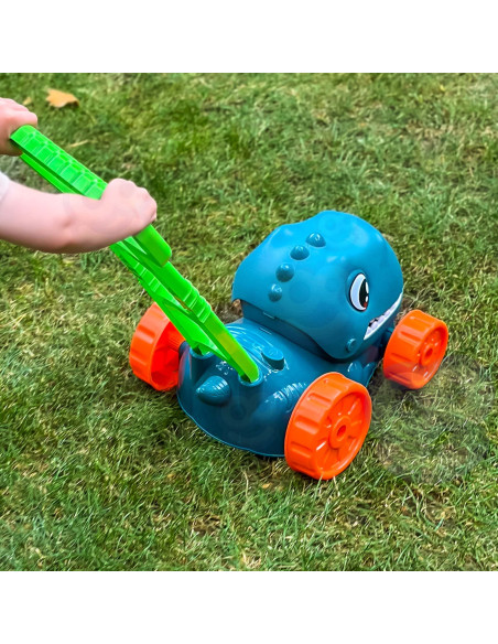 WOOPIE Dino Bubble Garden Mower Dinosaur + Liquid