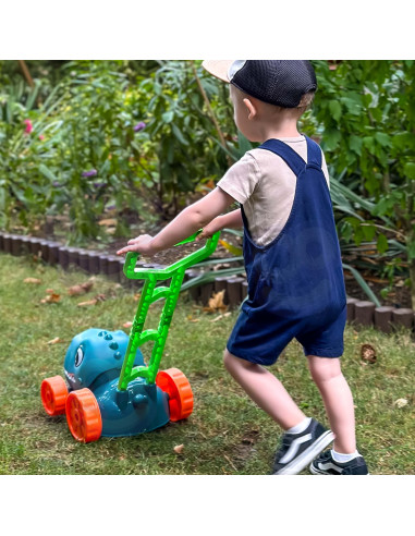 WOOPIE Dino Bubble Garden Mower Dinosaur + Liquid