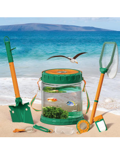 WOOPIE Discovery Little Nature Explorer Set Insect Net Butterfly Fish Container 2