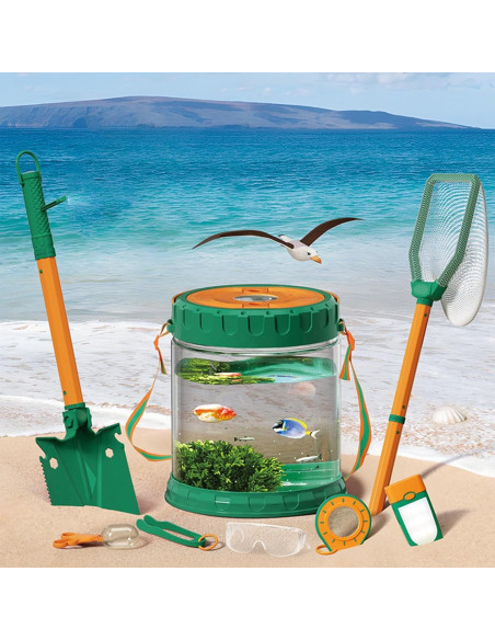 WOOPIE Discovery Little Nature Explorer Set Insect Net Butterfly Fish Container