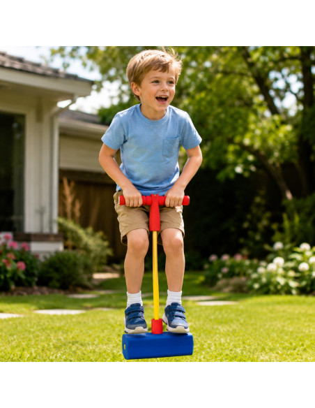 WOOPIE Foam Green Pogo Jumper for Kids for Jumping Balance Training