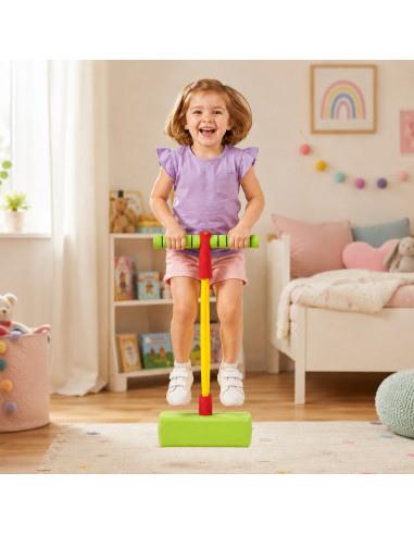 WOOPIE Foam Green Pogo Jumper for Kids for Jumping Balance Training