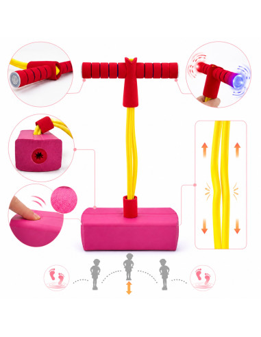 WOOPIE Foam Green Pogo Jumper for Kids for Jumping Balance Training