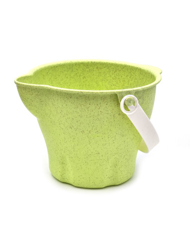 WOOPIE GREEN Sand Bucket Set with Car 11 pcs. BIODEGRADABLE ORGANIC MATERIAL