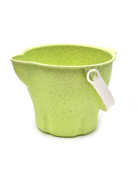 WOOPIE GREEN Sand Bucket Set with Car 11 pcs. BIODEGRADABLE ORGANIC MATERIAL