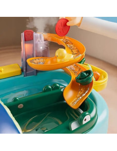 WOOPIE 4 viename vandens stalas, žvejybos žaidimas, kriauklė, vandens čiuožykla, žirafa 2